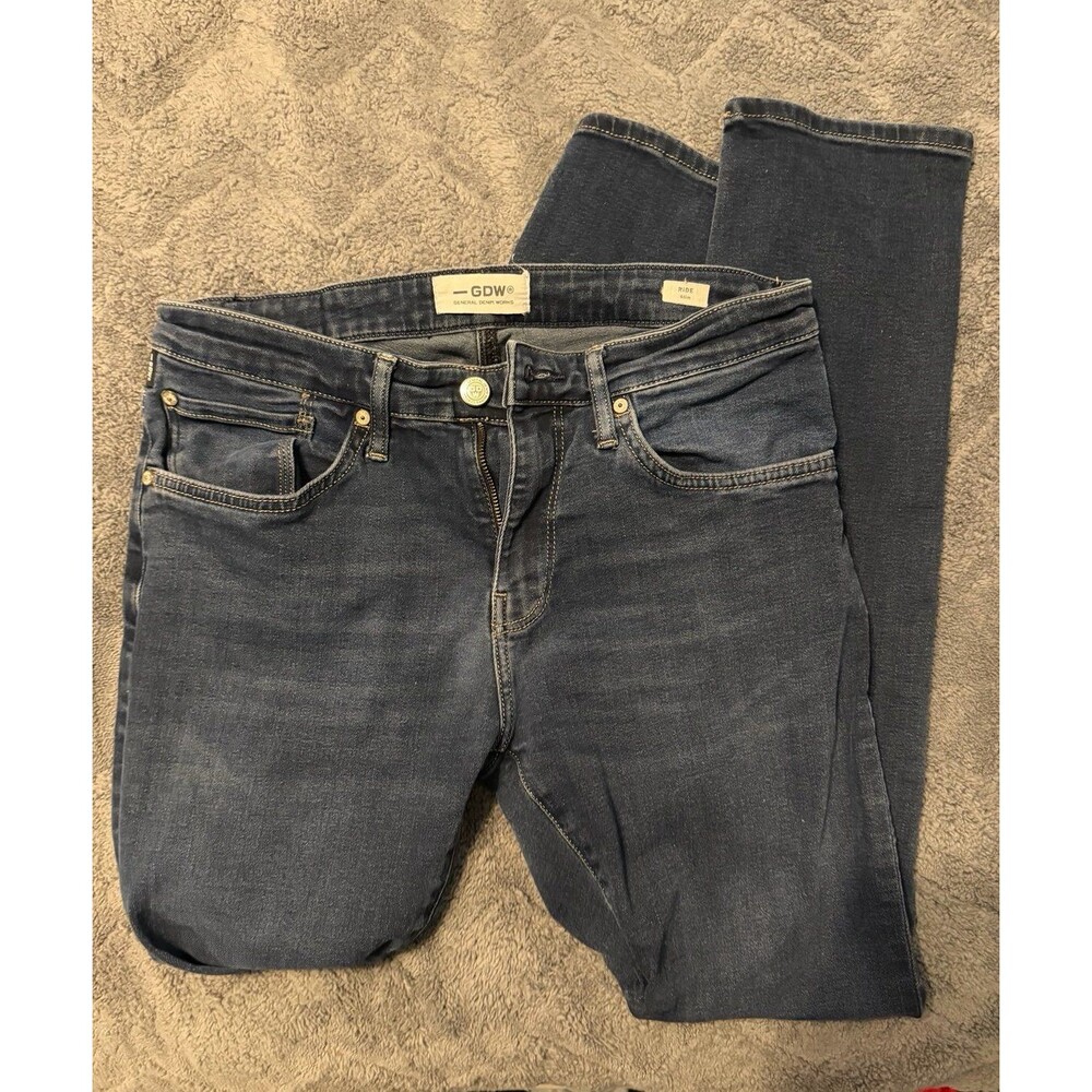 Men’s GDW Dark Blue Stretch Skinny Jeans 31/32